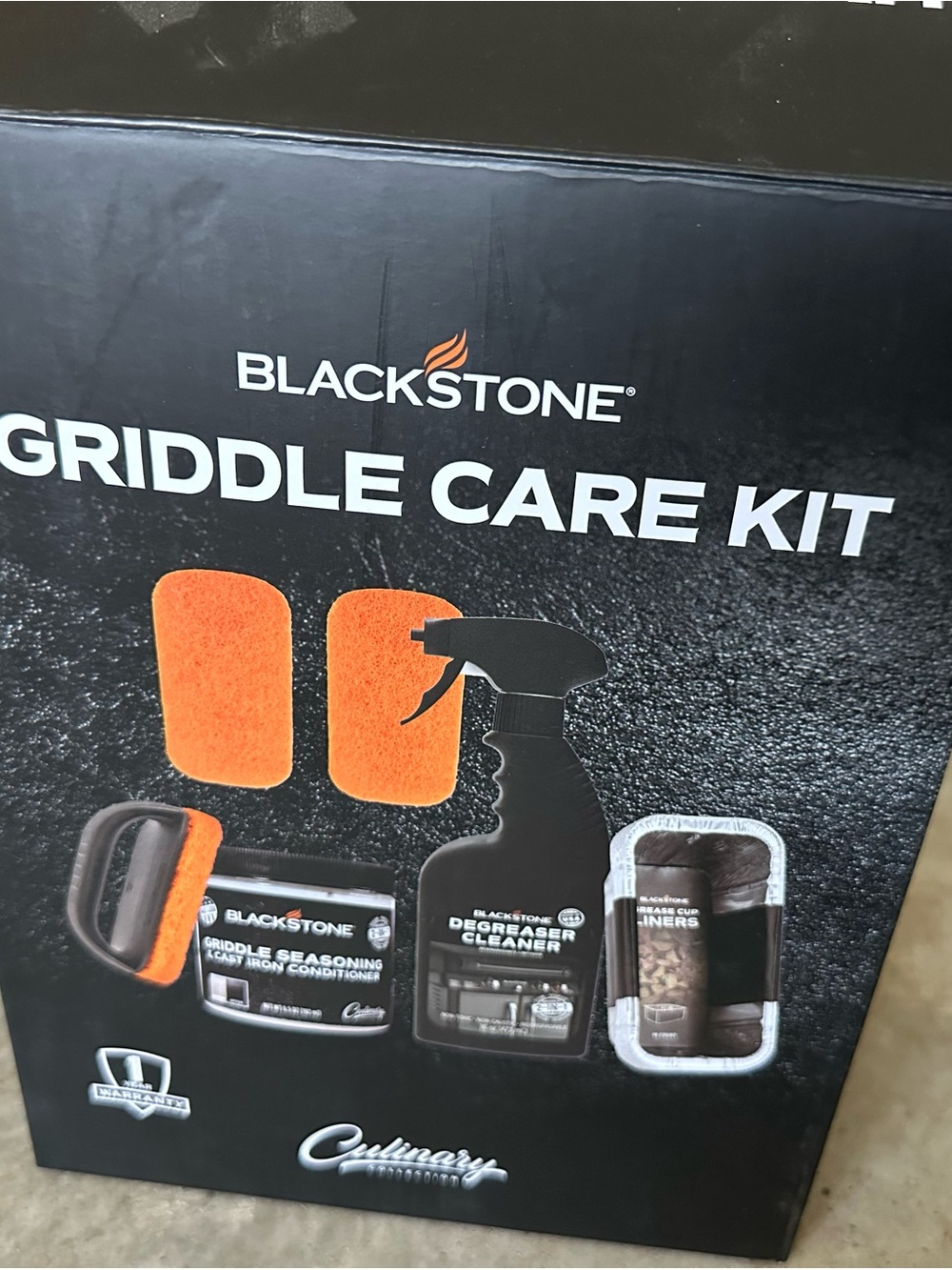 Blackstone accessories, and cleaner